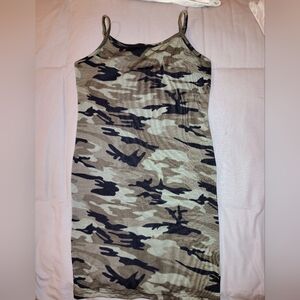 SweatyRocks,Girls Camouflage Spaghetti Strap Dress, Size 9, NWT